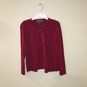 Beautiful ruby red cardigan